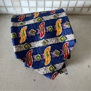 ROBERT TALBOTT Studio For NORDSTROM Vintage 100% Silk Men’s Tie Blue Paisley EUC